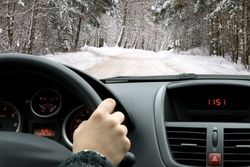 winter driving image