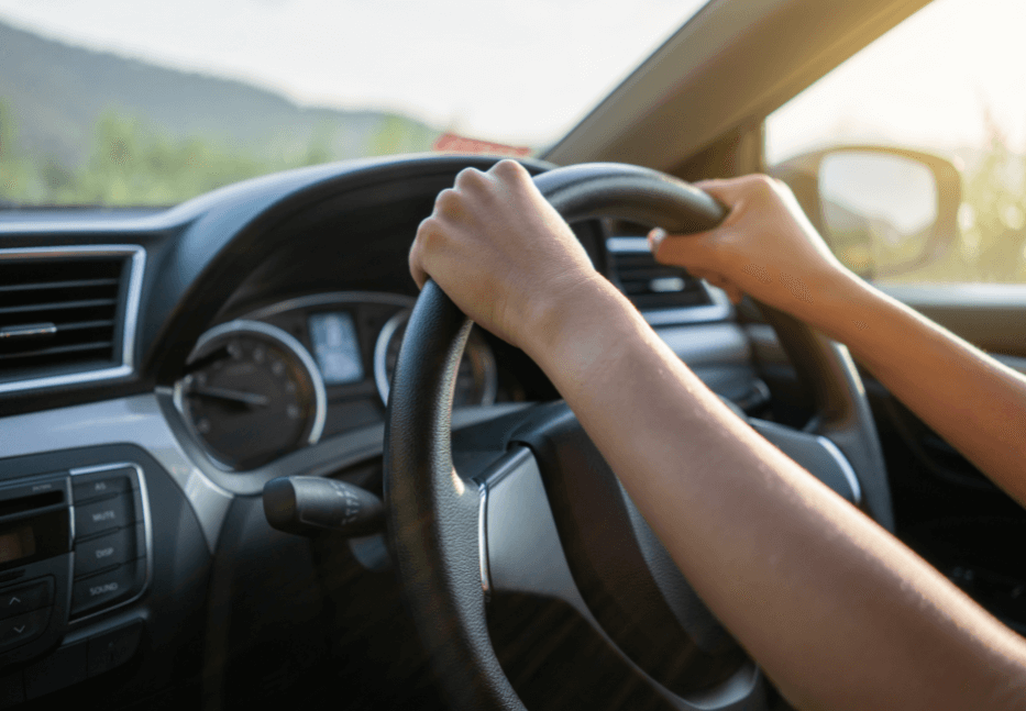 driver on a road