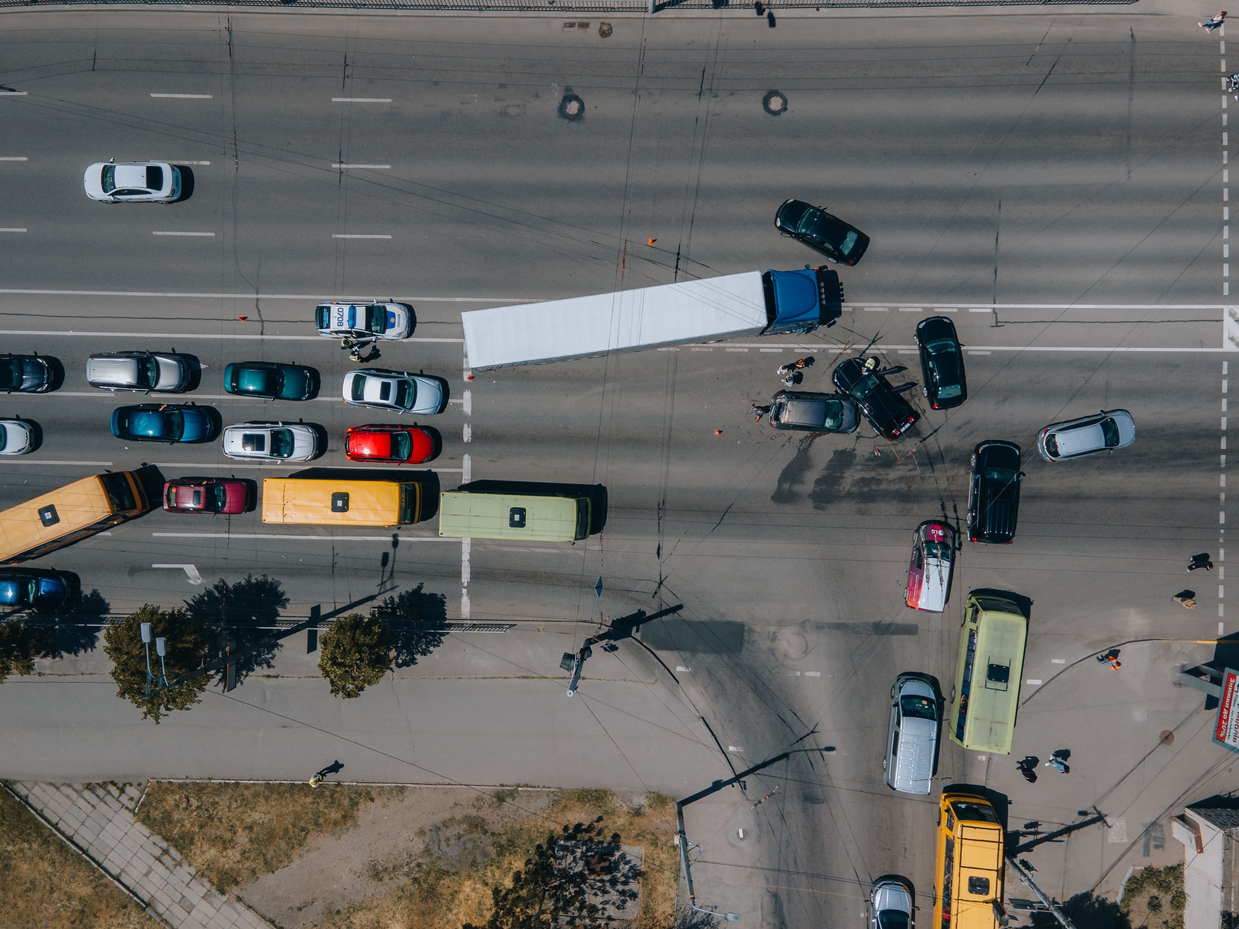 Truck accident in Chicago